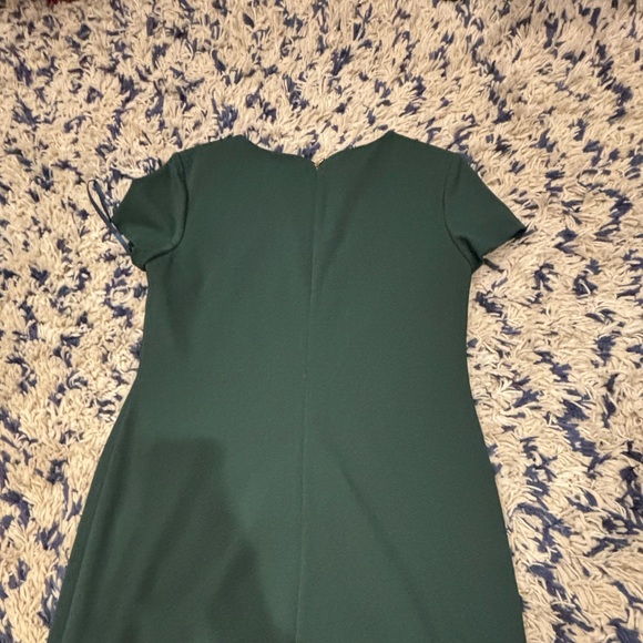Tommy Hilfiger Emerald Green Short Sleeve Sheath Shift Dress - Sz 12 - Picture 2 of 8